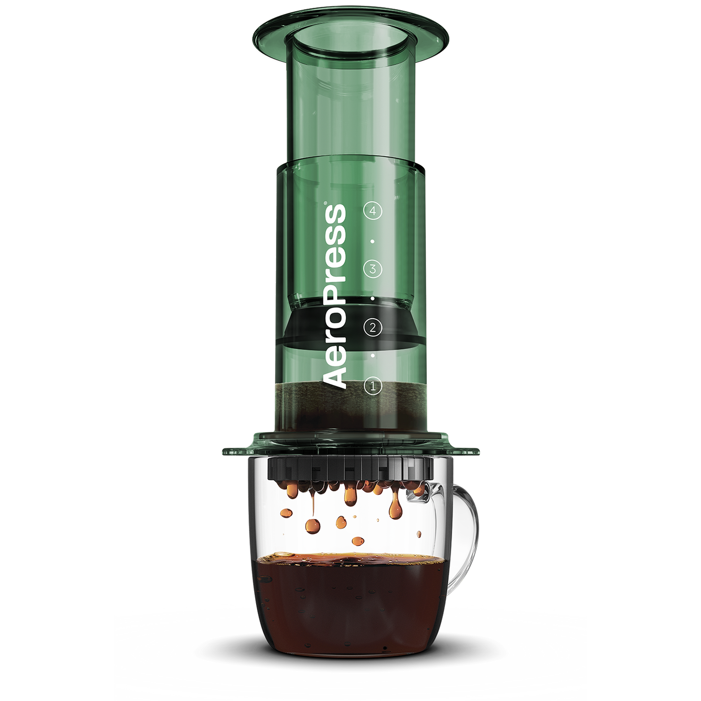 AeroPress Clear Green & Coffee Bundle