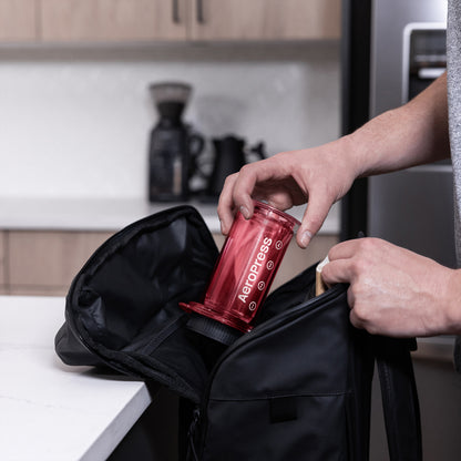 AeroPress Clear Red & Coffee Bundle