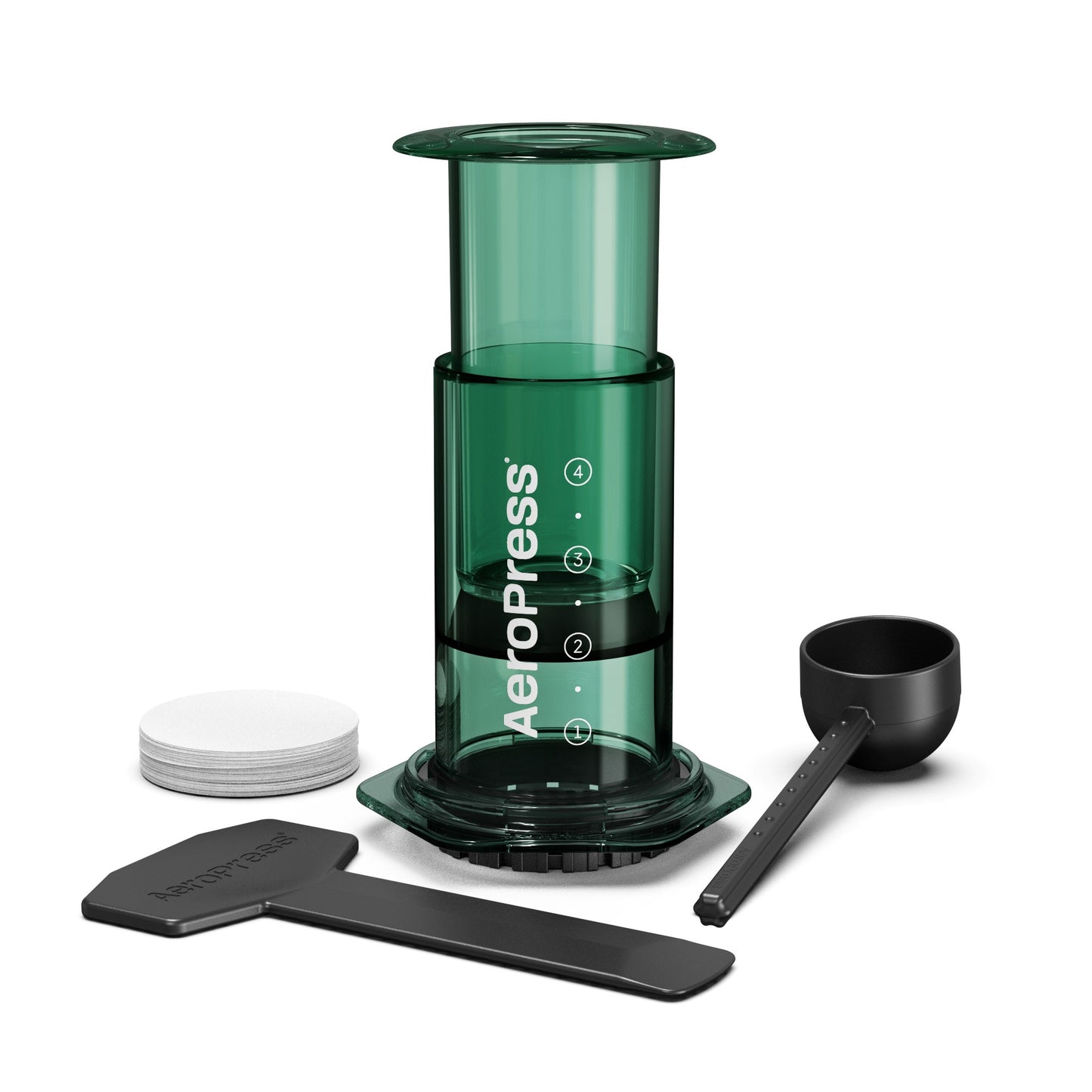 AeroPress Clear Green & Coffee Bundle