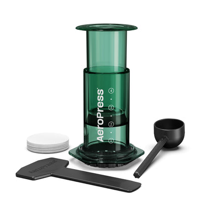 AeroPress Clear Green & Coffee Bundle
