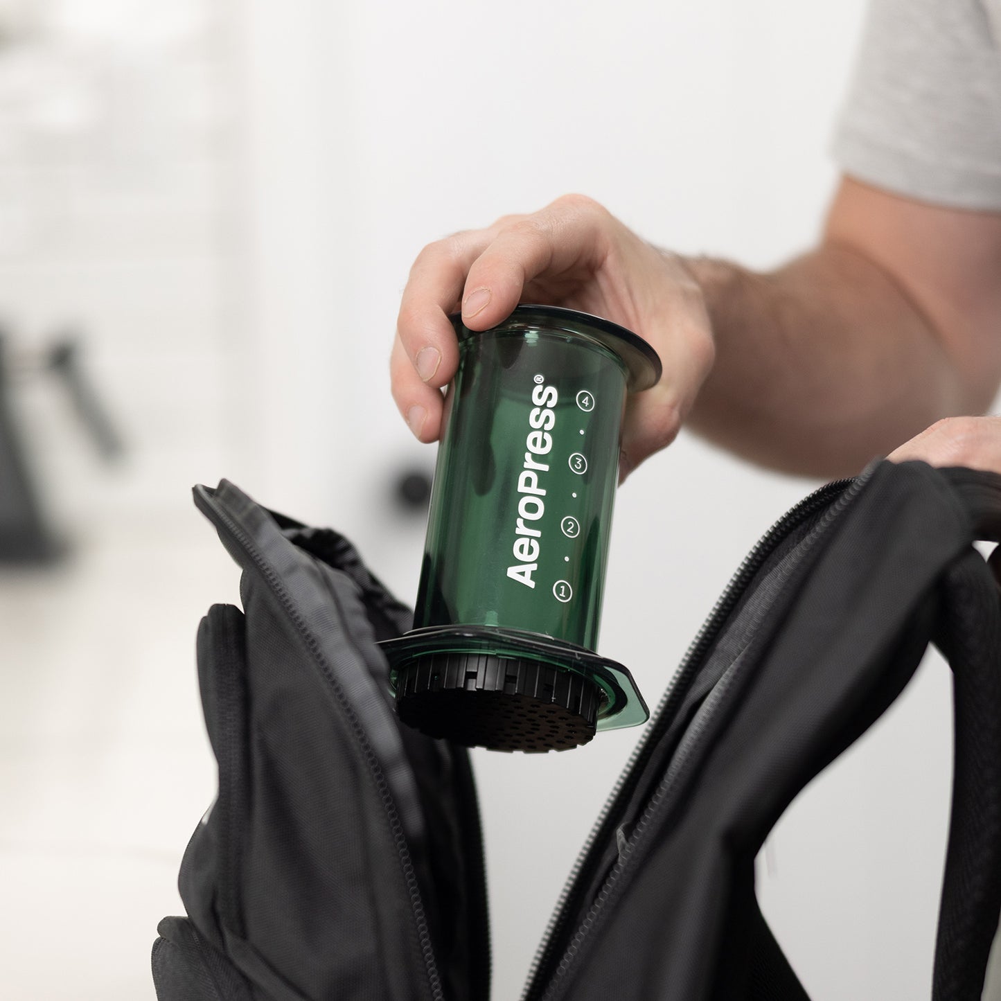 AeroPress Clear Green & Coffee Bundle